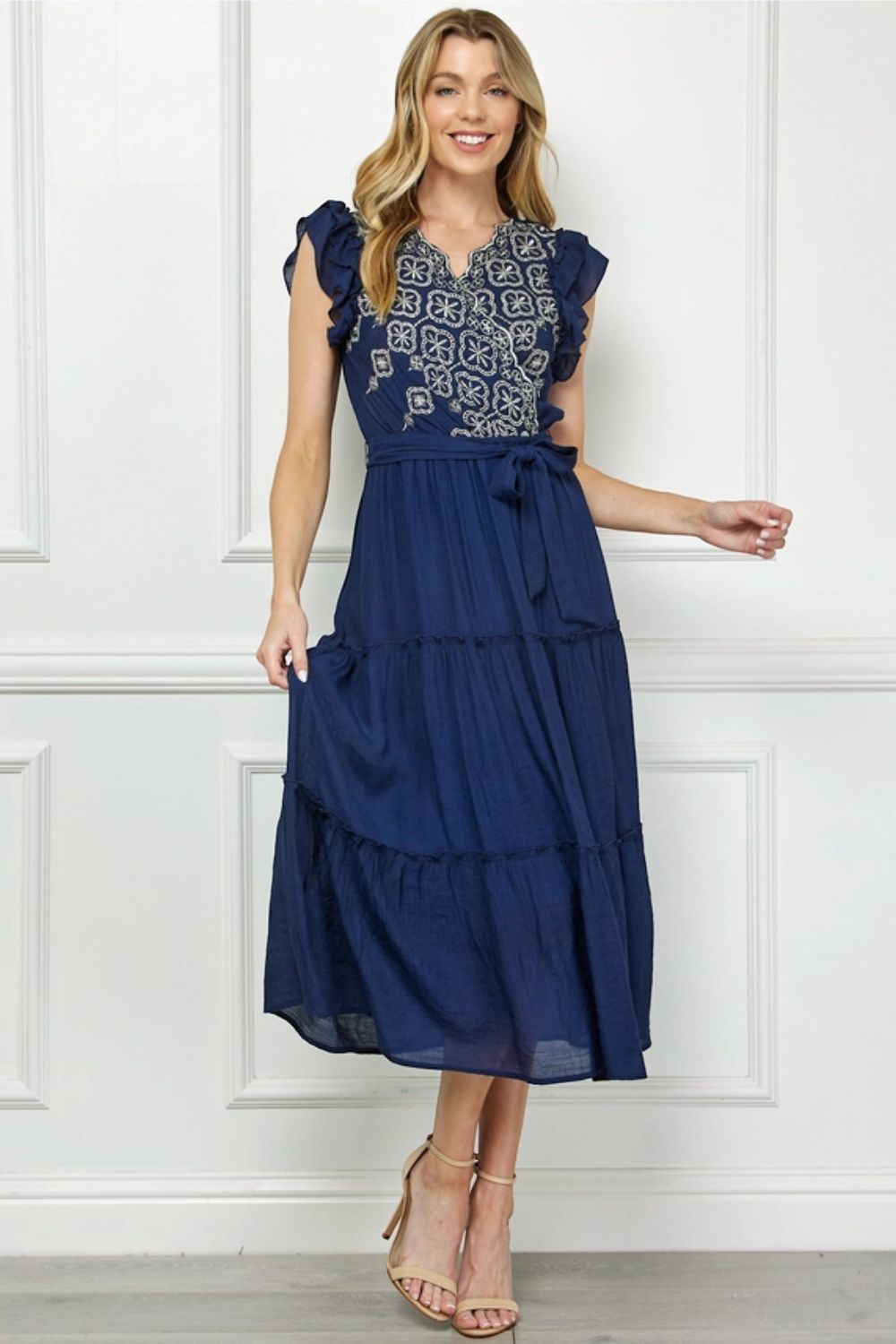 Vestido Midi Azul Marino | $390 pz