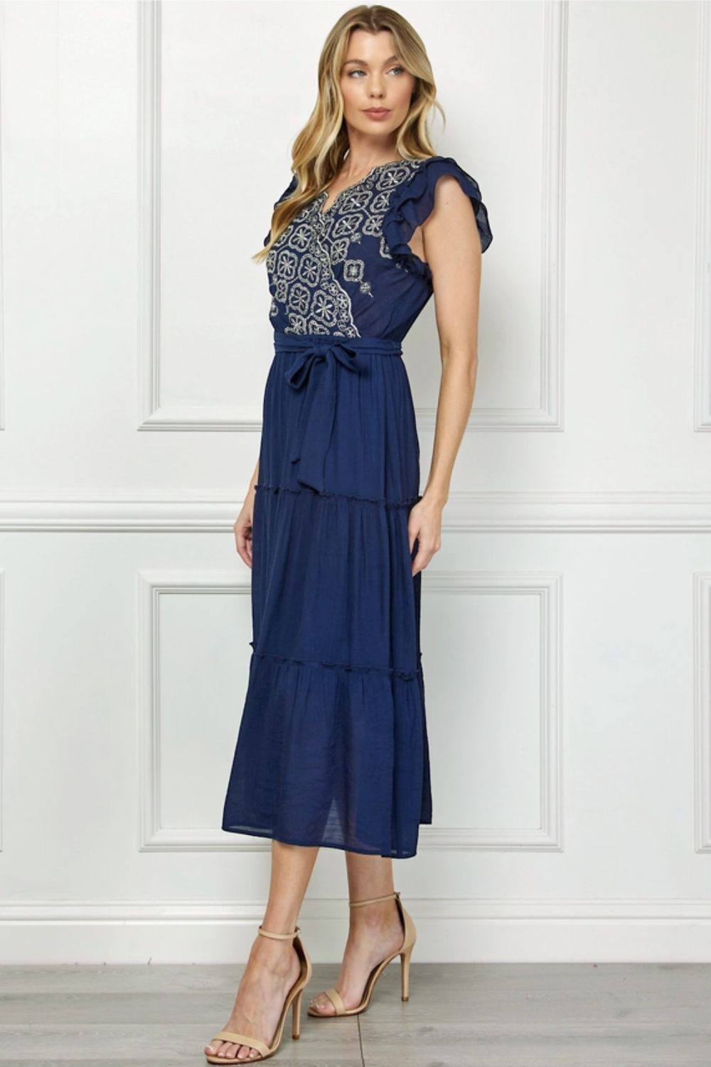 Vestido Midi Azul Marino | $390 pz