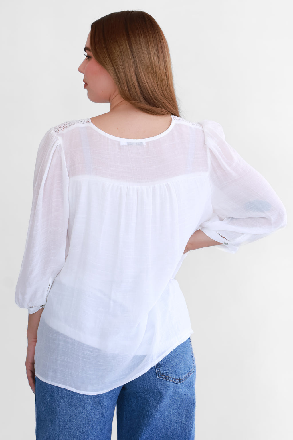 Blusa con Encaje Frontal | $290 pz
