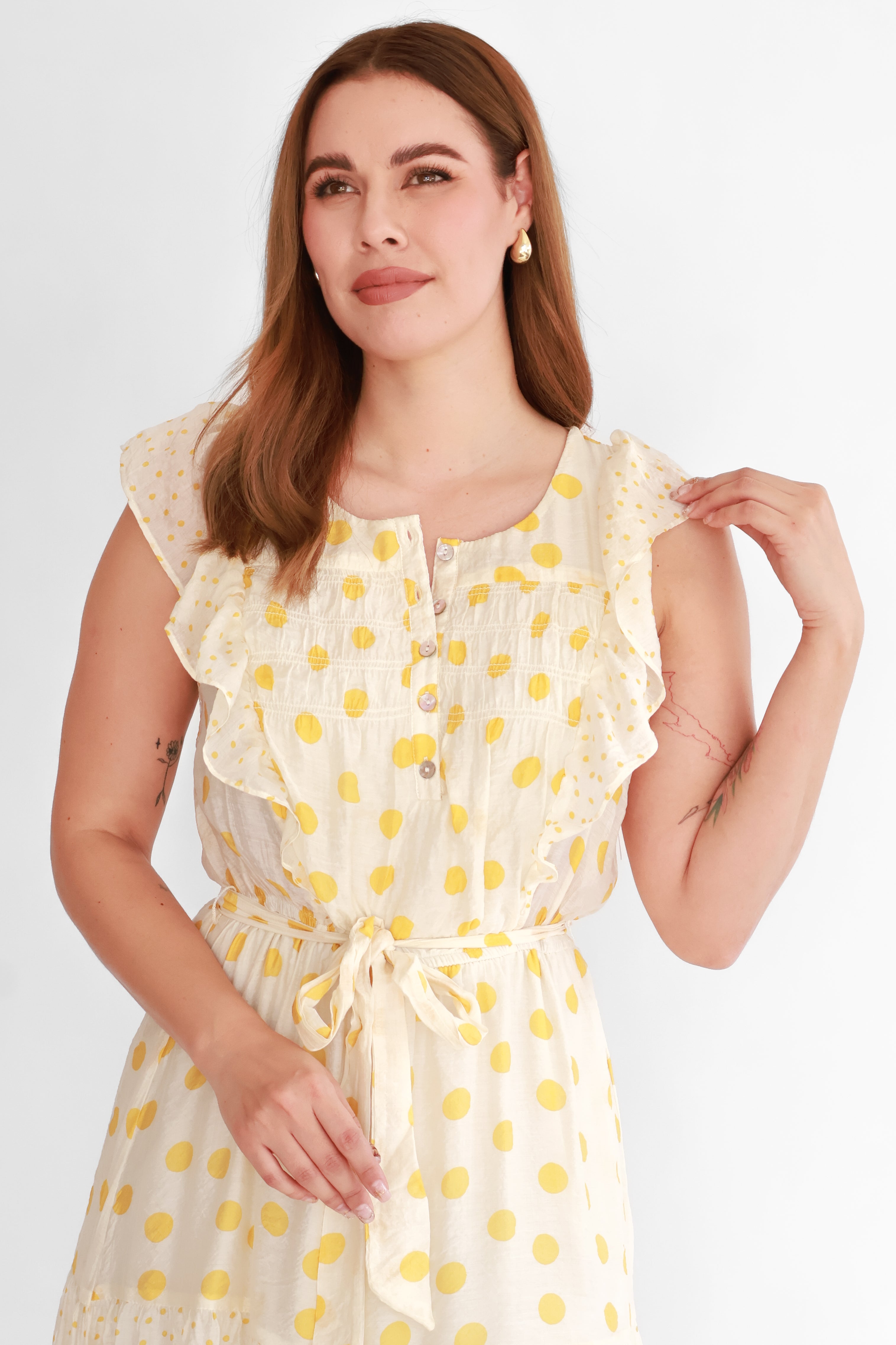 Vestido Maxi Polka Dot | $350 pz