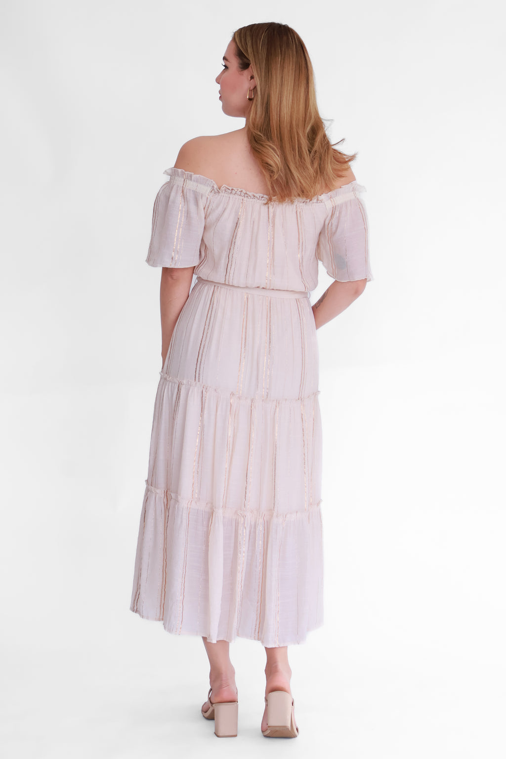 Vestido Midi Crema | $350 pz