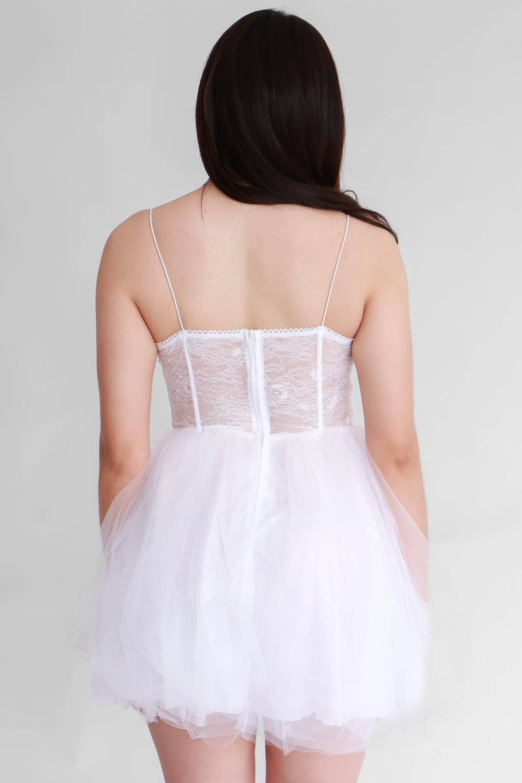 Vestido Corto Blanco con Corset | $450 pz