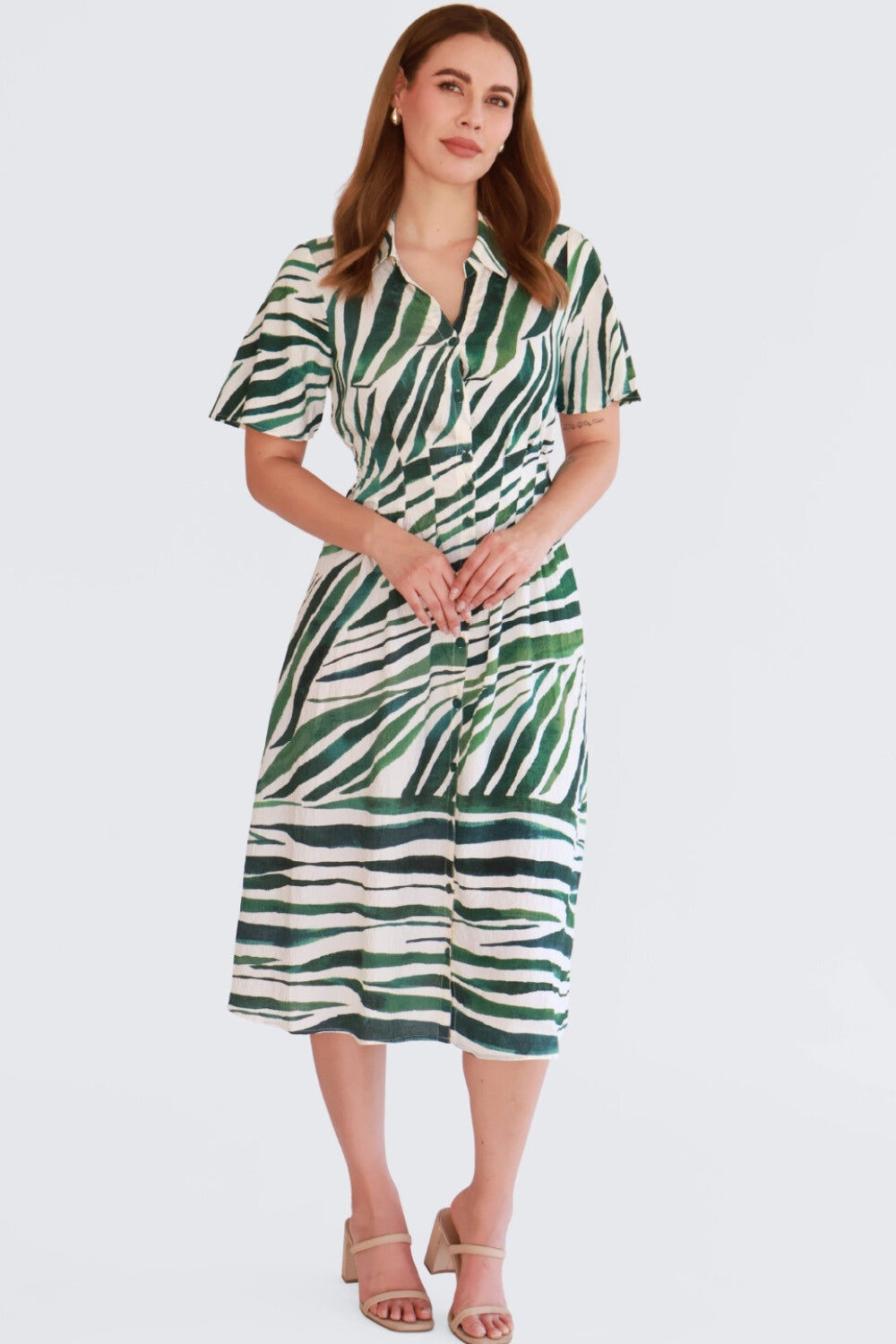 Vestido Camisero Estampado