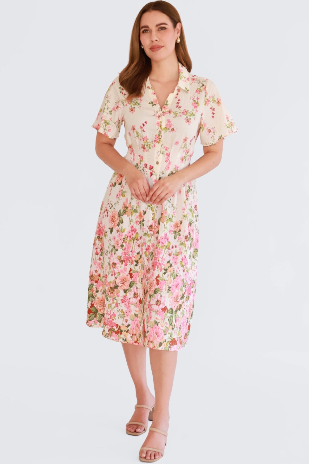 Vestido Camisero Floral