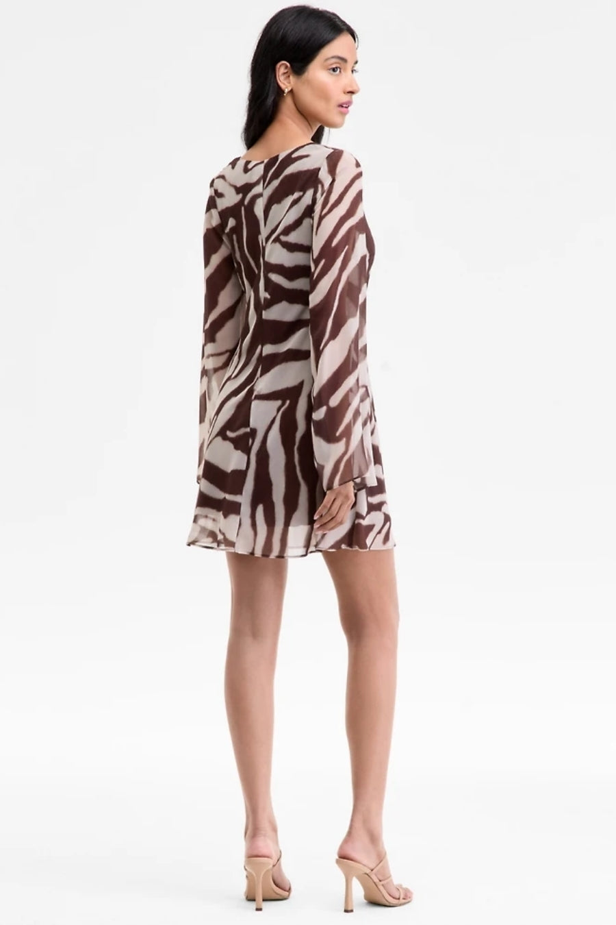 Vestido Corto Animal Print Café y Beige | $2,400 pz